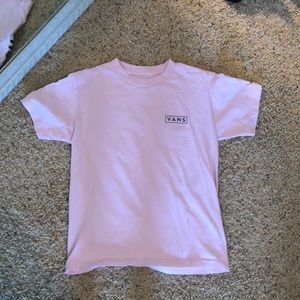 Light pink vans t shirt